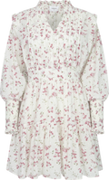 Evina Cotton Dress - Pink Dobby