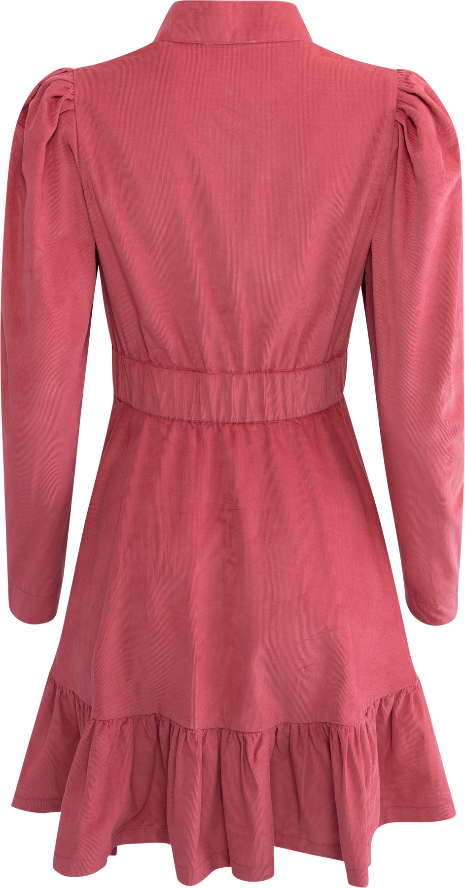 Baby Cord Mini Dress - Raspberry