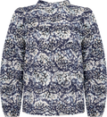 Karoline Blouse - Blue Flower