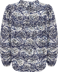 Karoline Blouse - Blue Flower