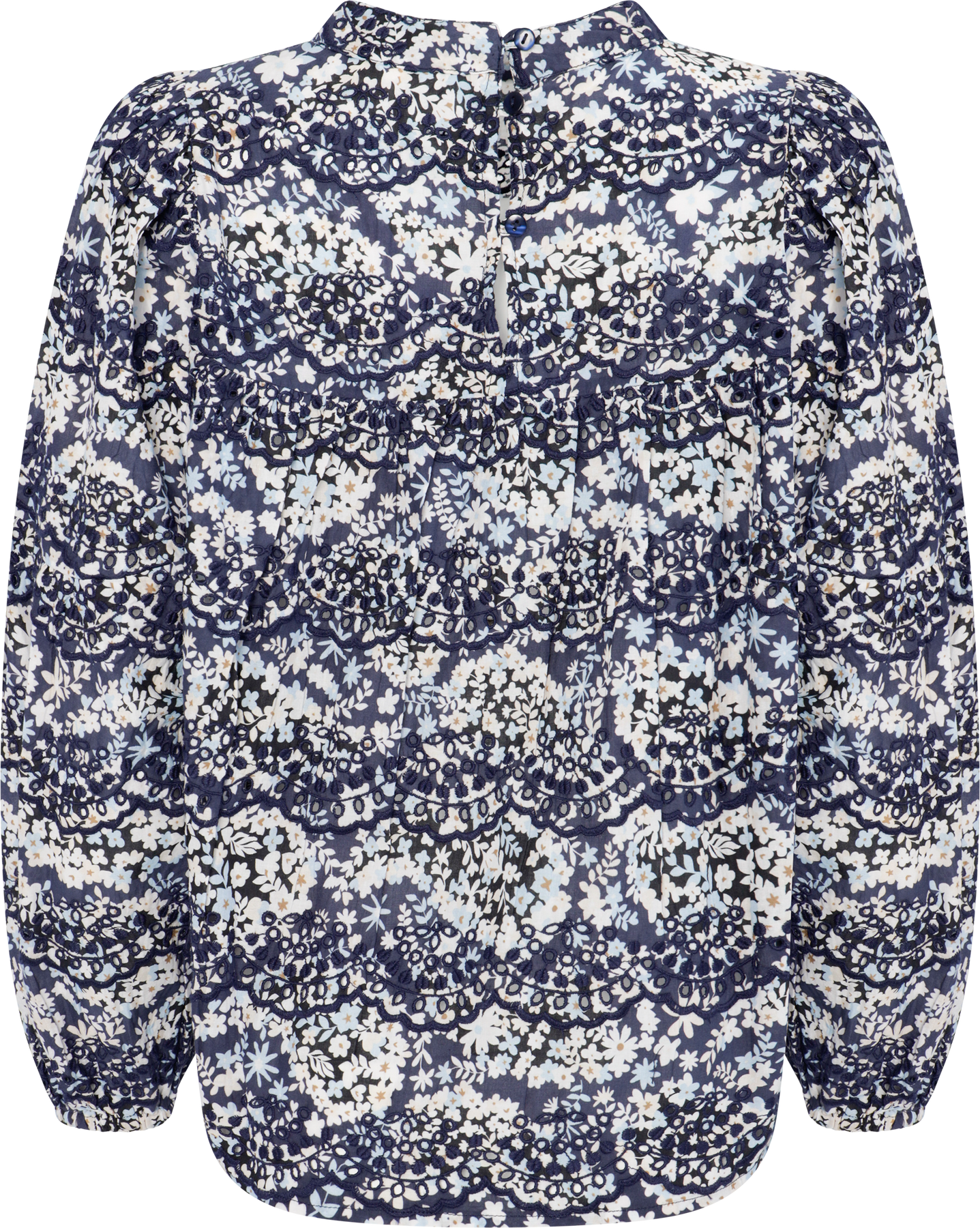 Karoline Blouse - Blue Flower