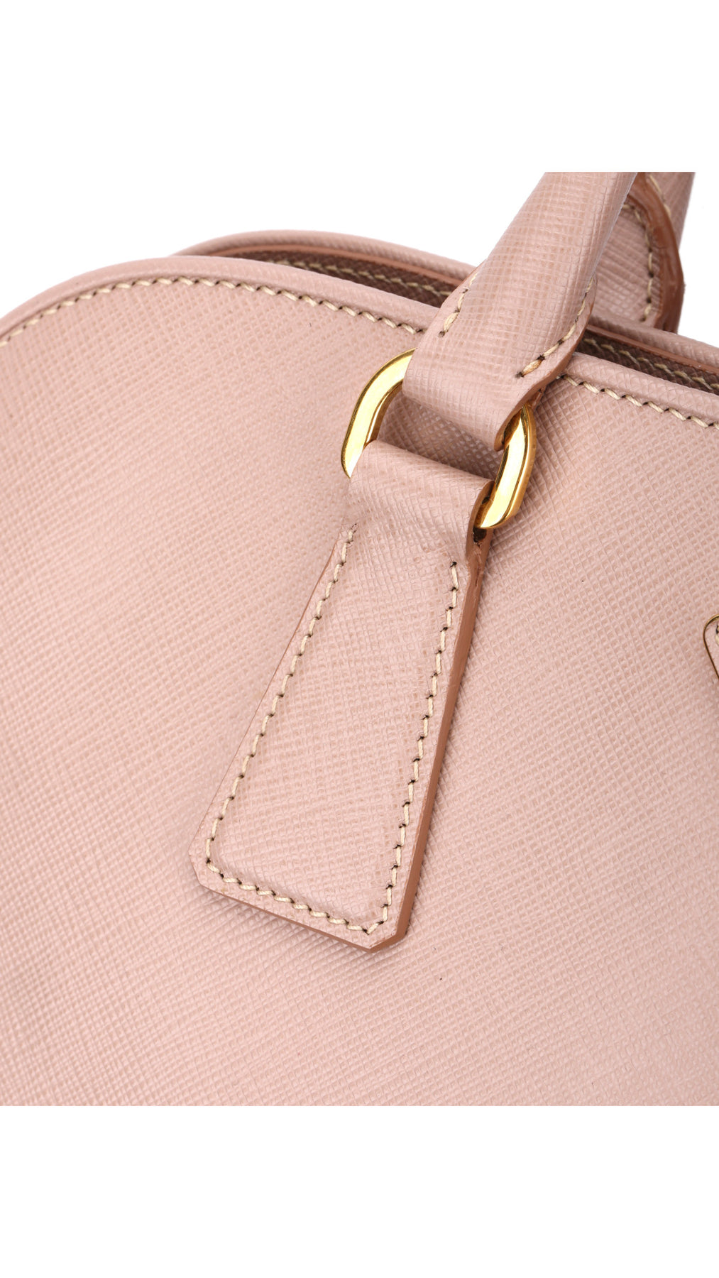 Prada Promenade Saffiano Lux Shoulder Bag - Pink
