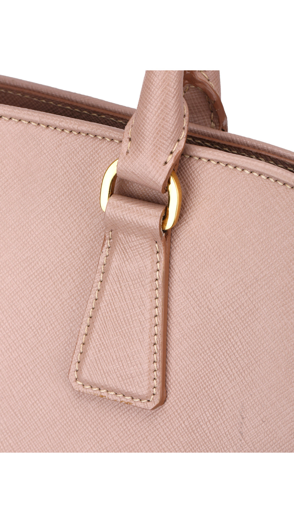 Prada Promenade Saffiano Lux Shoulder Bag - Pink