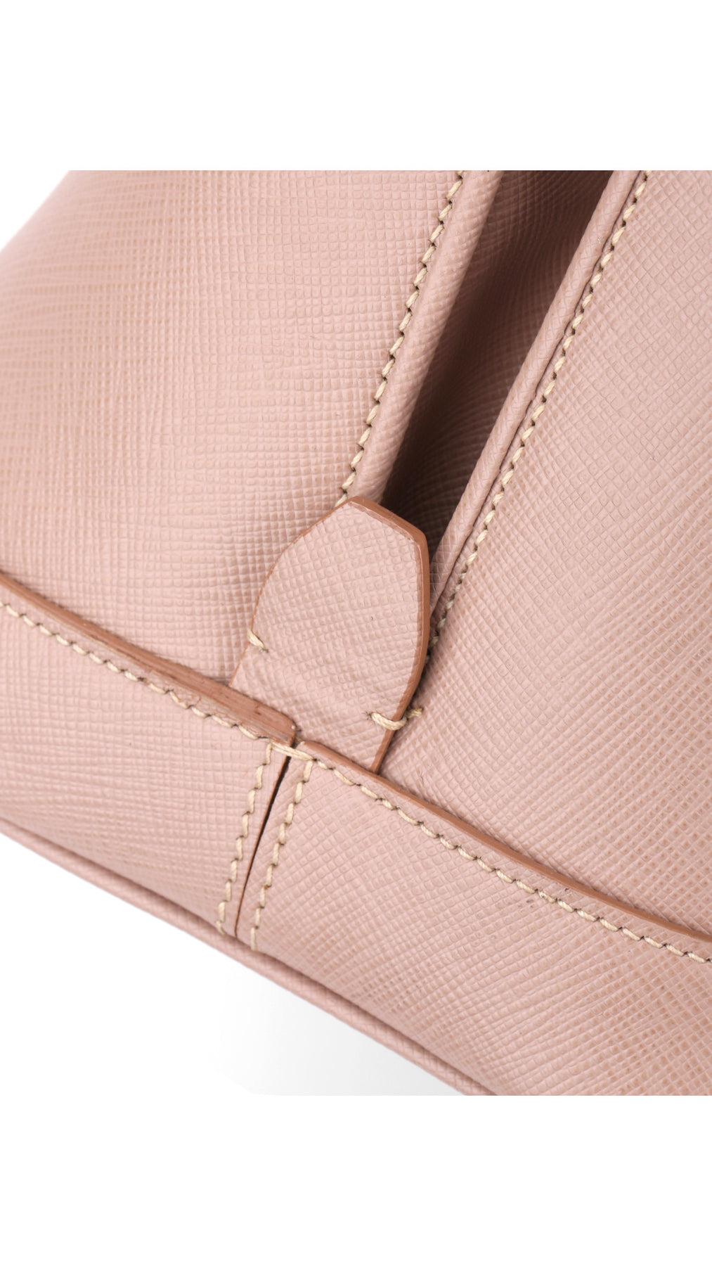 Prada Promenade Saffiano Lux Shoulder Bag - Pink