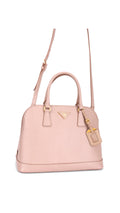 Prada Promenade Saffiano Lux Shoulder Bag - Pink