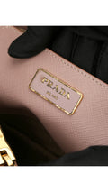 Prada Promenade Saffiano Lux Shoulder Bag - Pink