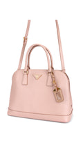 Prada Promenade Saffiano Lux Shoulder Bag - Pink