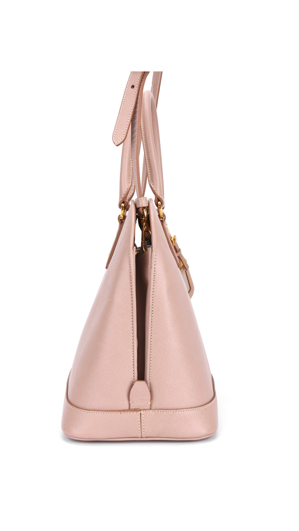 Prada Promenade Saffiano Lux Shoulder Bag - Pink