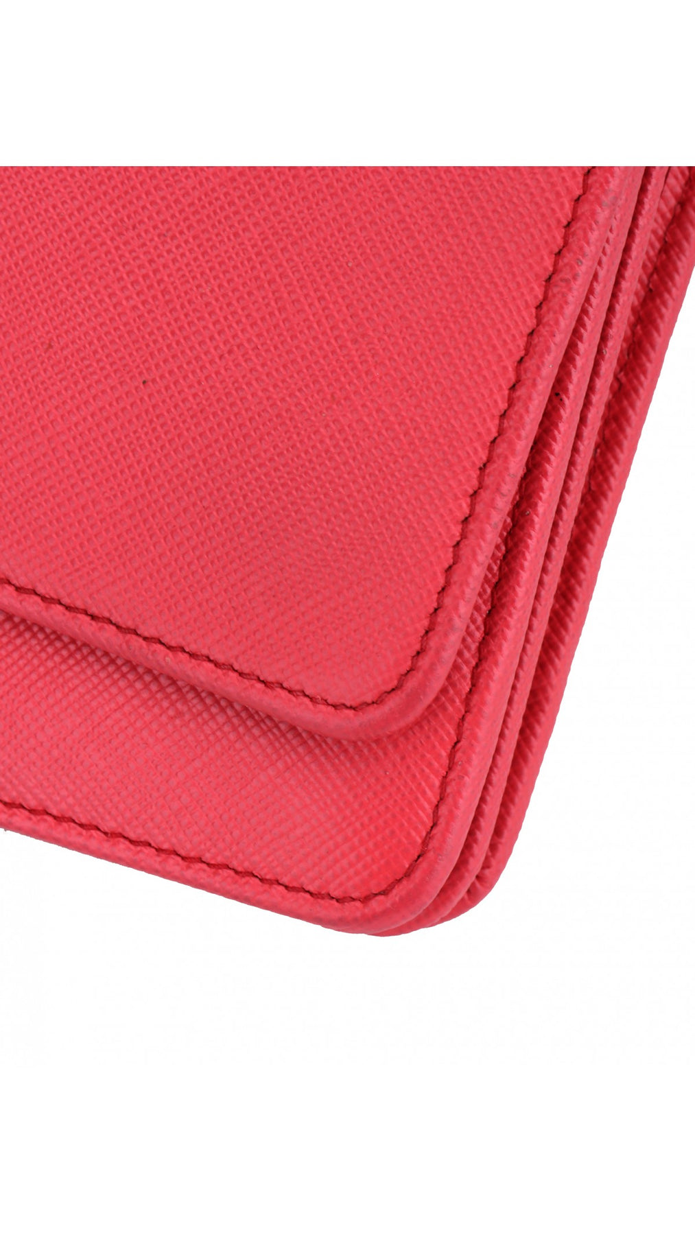 Prada Wallet On Chain Crossbody Bag - Coral Rose