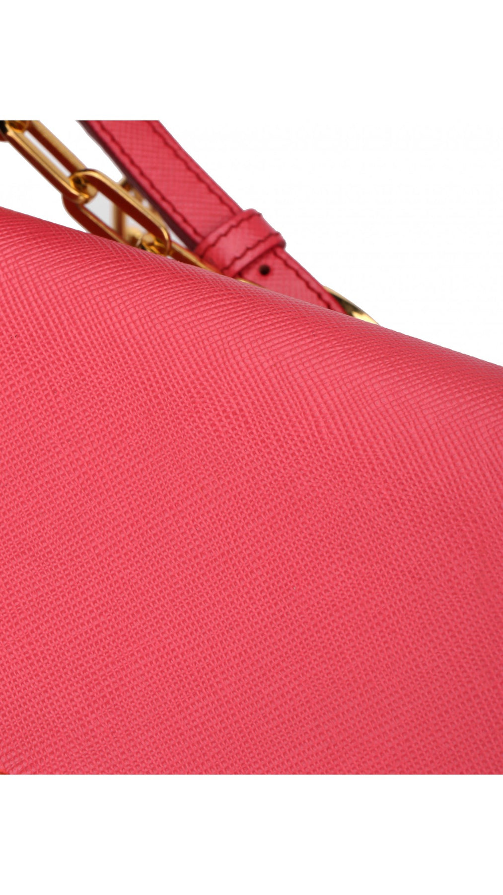 Prada Wallet On Chain Crossbody Bag - Coral Rose