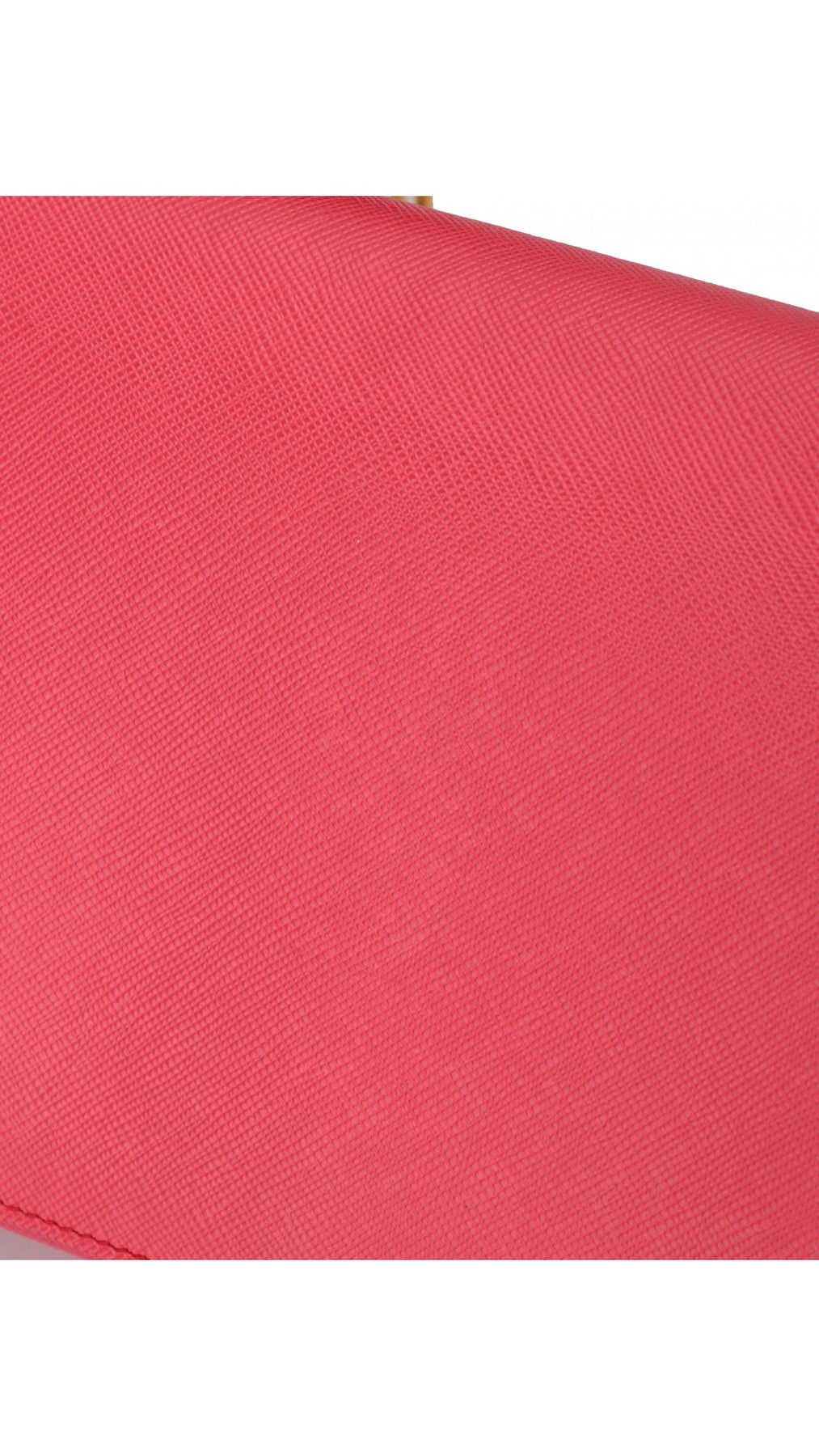 Prada Wallet On Chain Crossbody Bag - Coral Rose