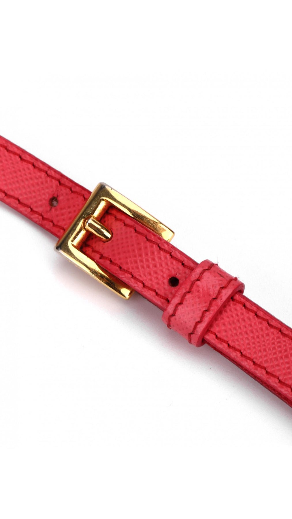 Prada Wallet On Chain Crossbody Bag - Coral Rose