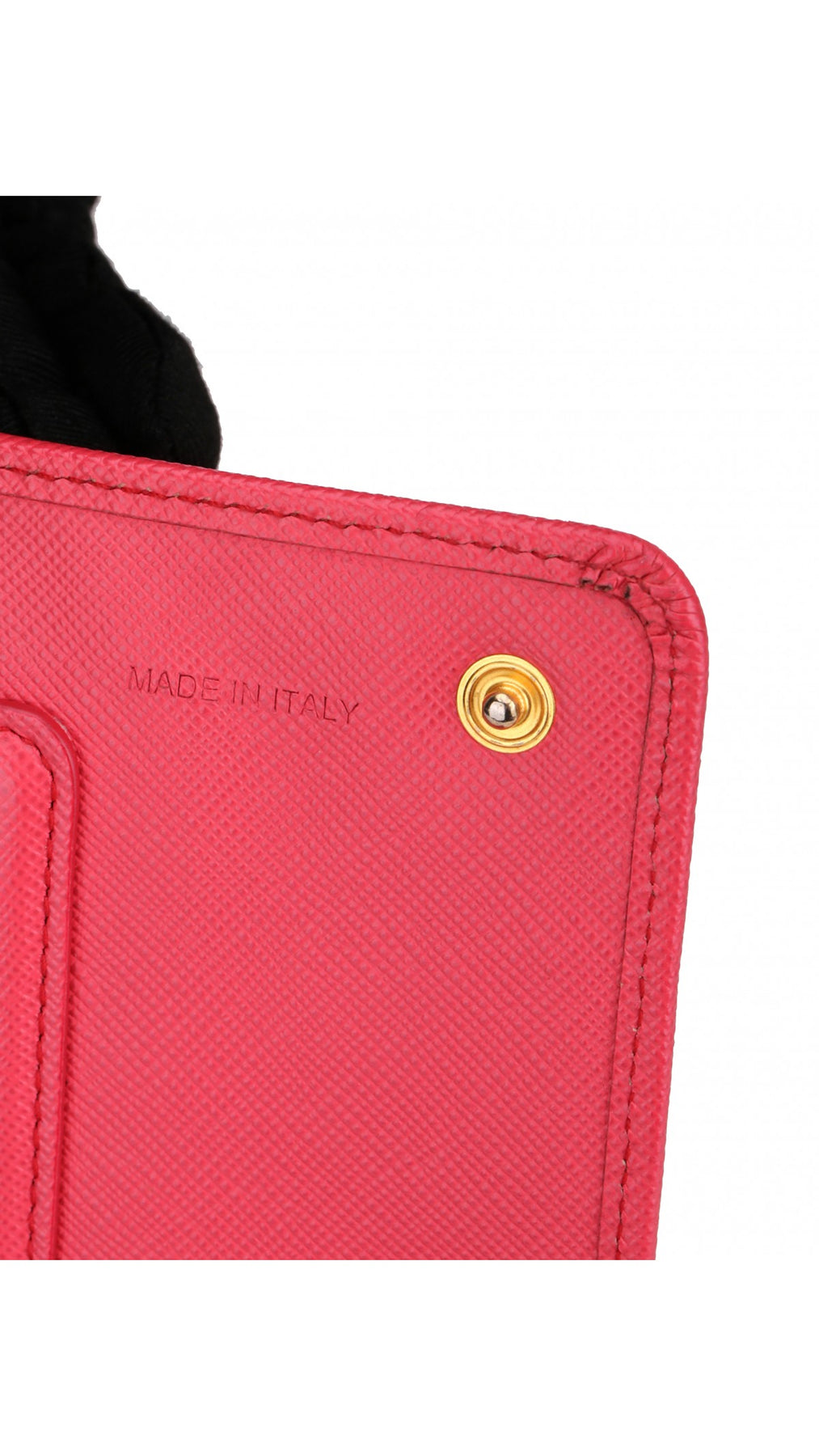 Prada Wallet On Chain Crossbody Bag - Coral Rose