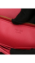 Prada Wallet On Chain Crossbody Bag - Coral Rose