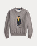 Polo Bear Fleece Crewneck - Dark Vintage Heather