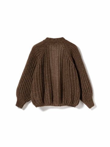 Joseph Knit Cardigan - Chocolate Melange