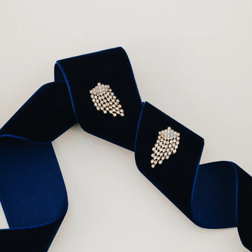 Mini Waterfall Cupchain Earrings - Pale Gold