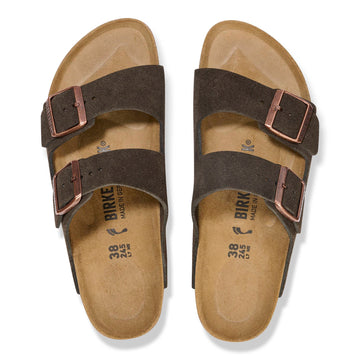 Arizona Suede Leather Narrow - Mocha