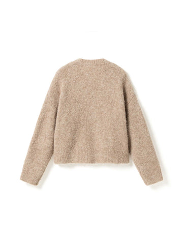 N-Mertis Knit Cardigan - Sand