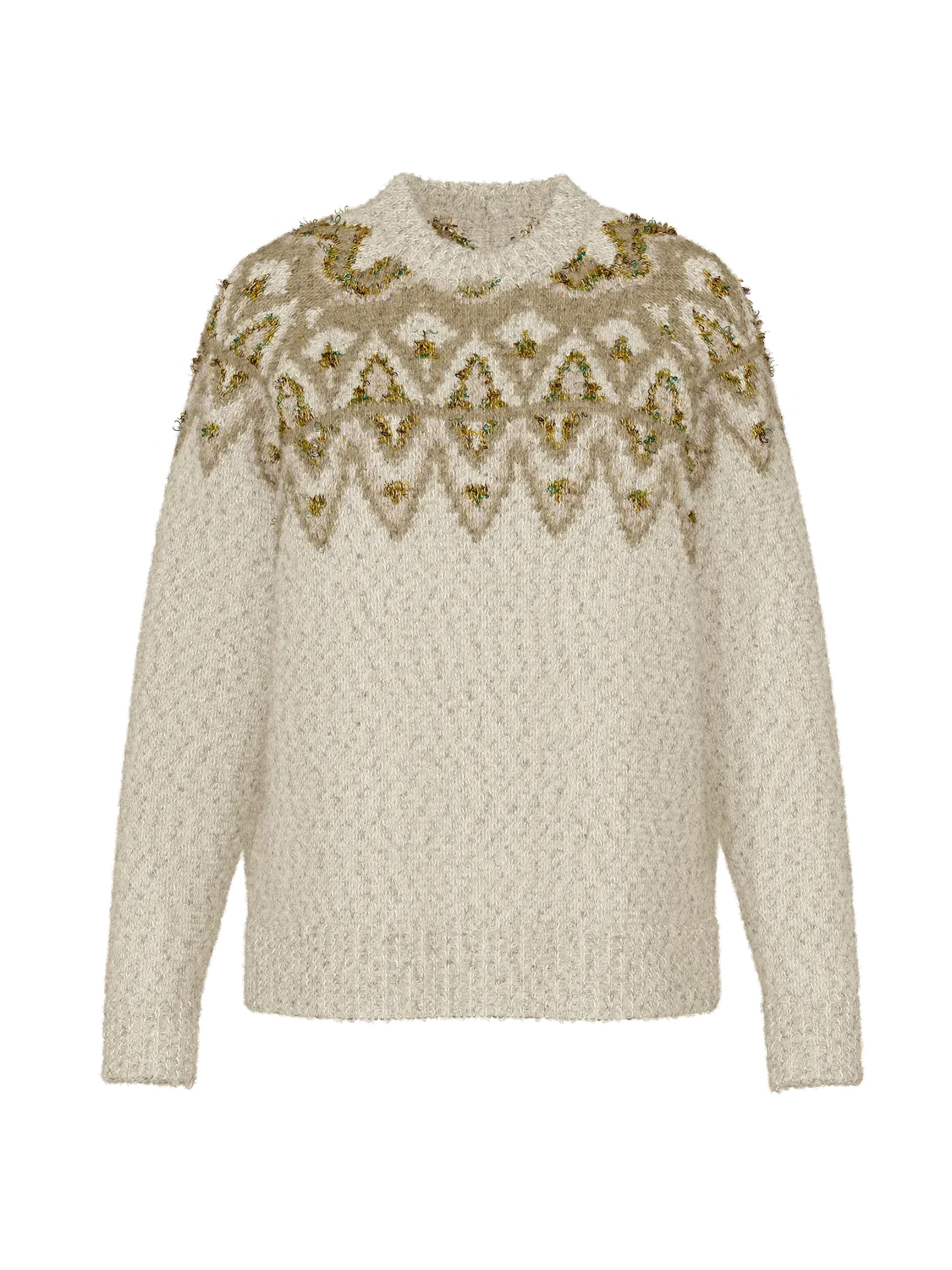 YASLambu o-neck LS Knit Pullover