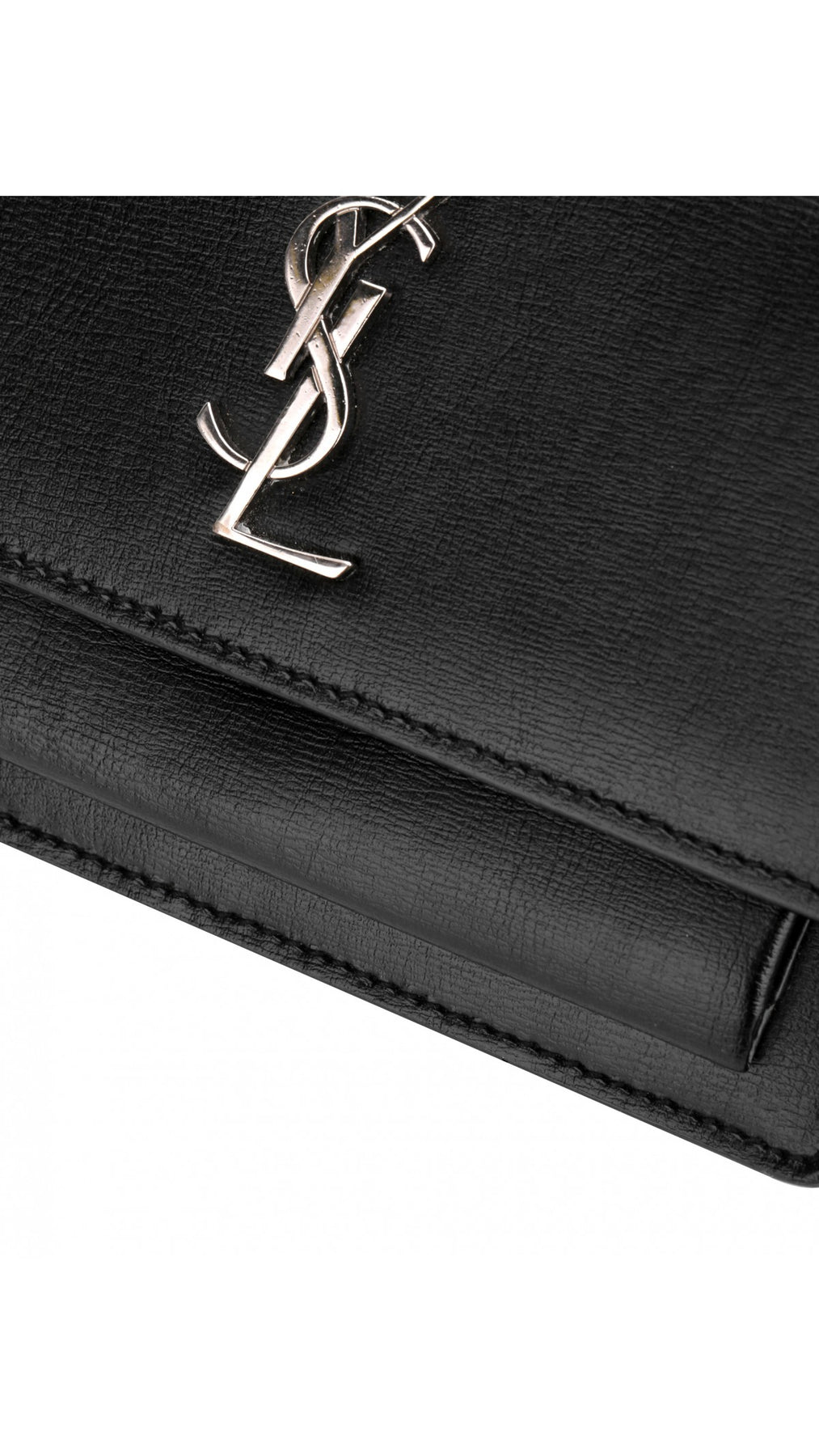 Saint Laurent Sunset Crossbody Bag - Black