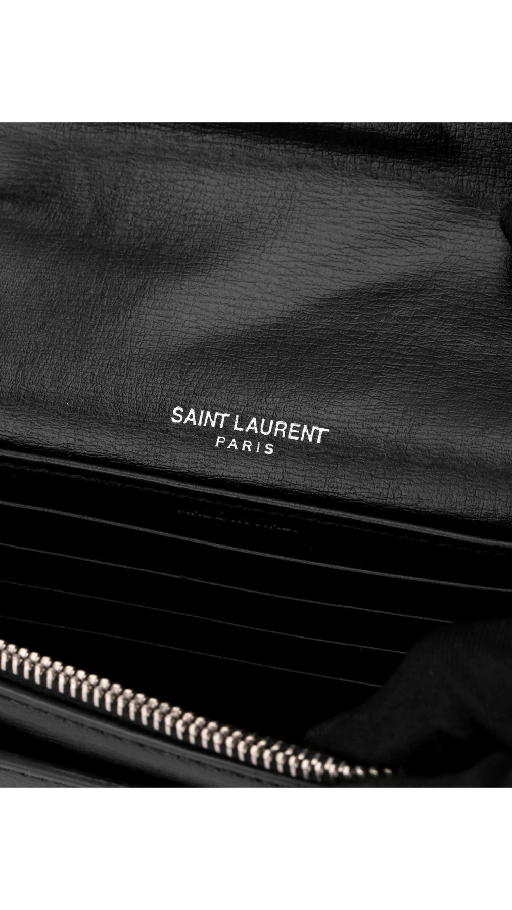 Saint Laurent Sunset Crossbody Bag - Black