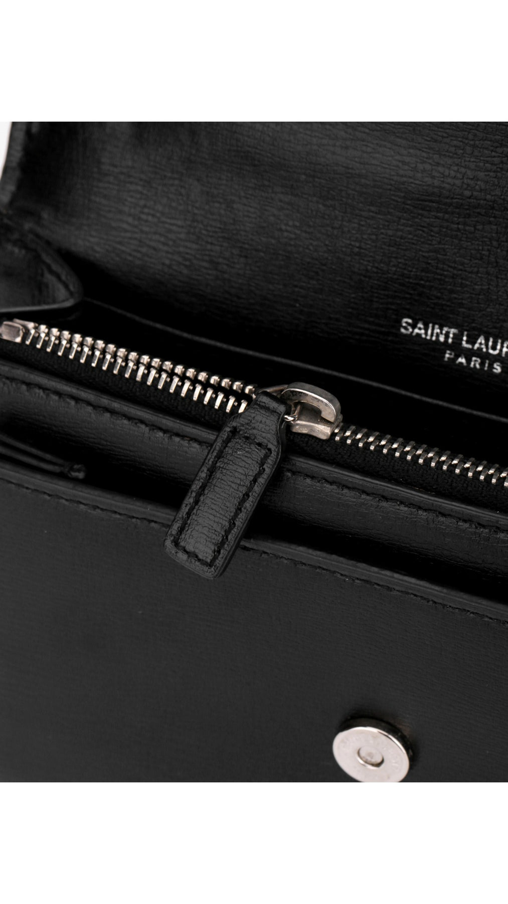 Saint Laurent Sunset Crossbody Bag - Black
