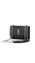 Saint Laurent Sunset Crossbody Bag - Black
