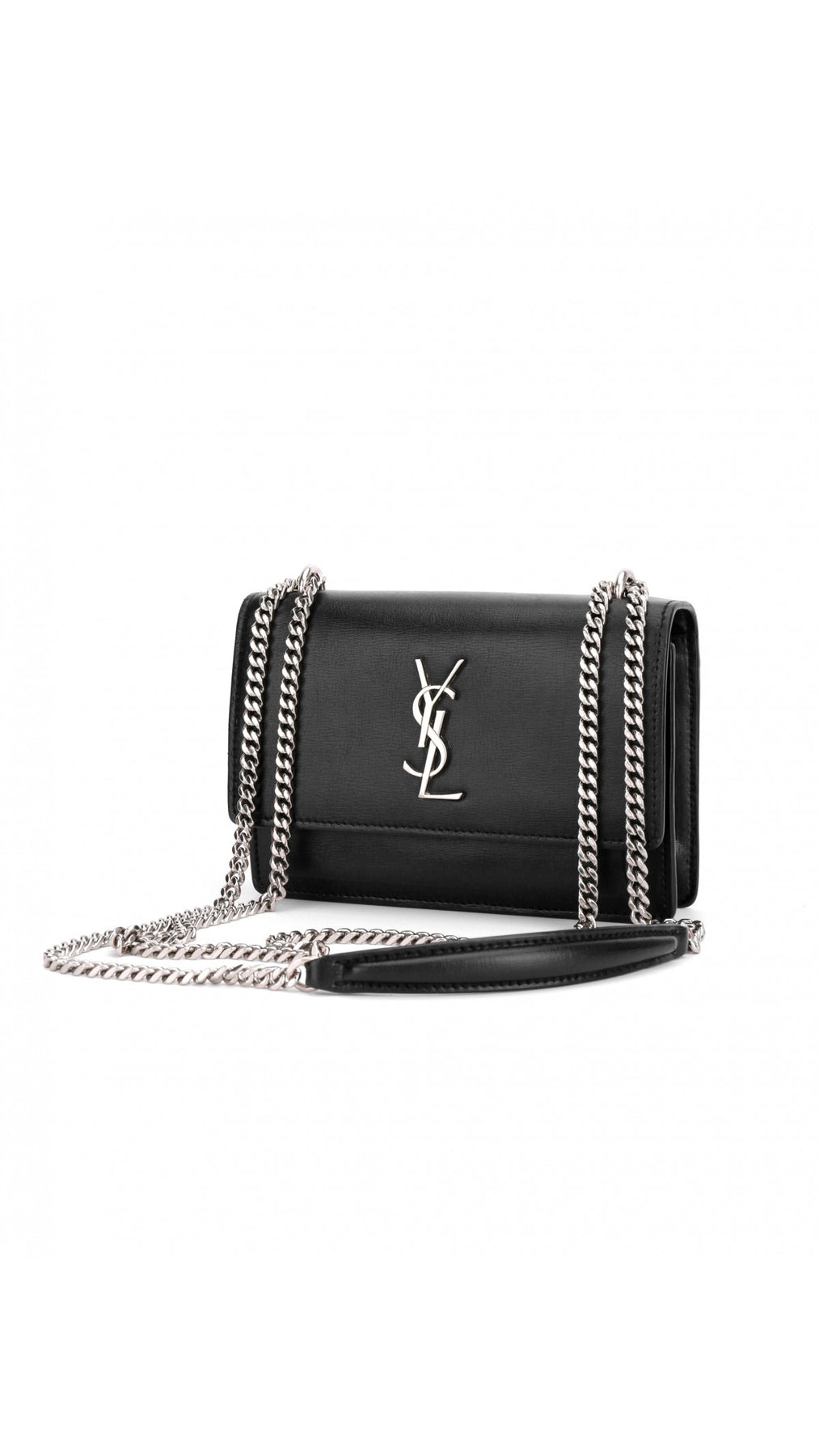 Saint Laurent Sunset Crossbody Bag - Black