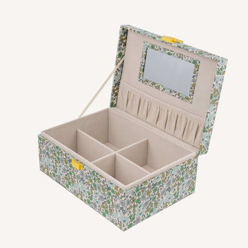 Jewelry Box Square Mw Liberty - Poppy And Daisy Teal