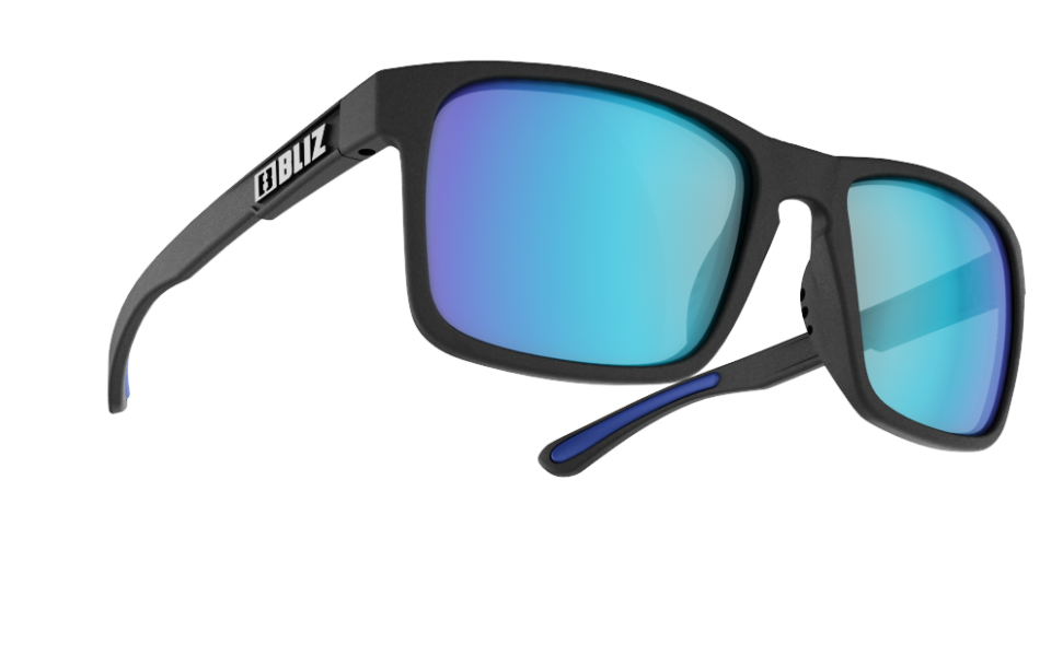 Active Luna - Matt Rubber Black - Smoke With Blue Multi