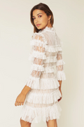 Carmine Mini dress - Cloudy White - By Malina - Kjoler - VILLOID.no