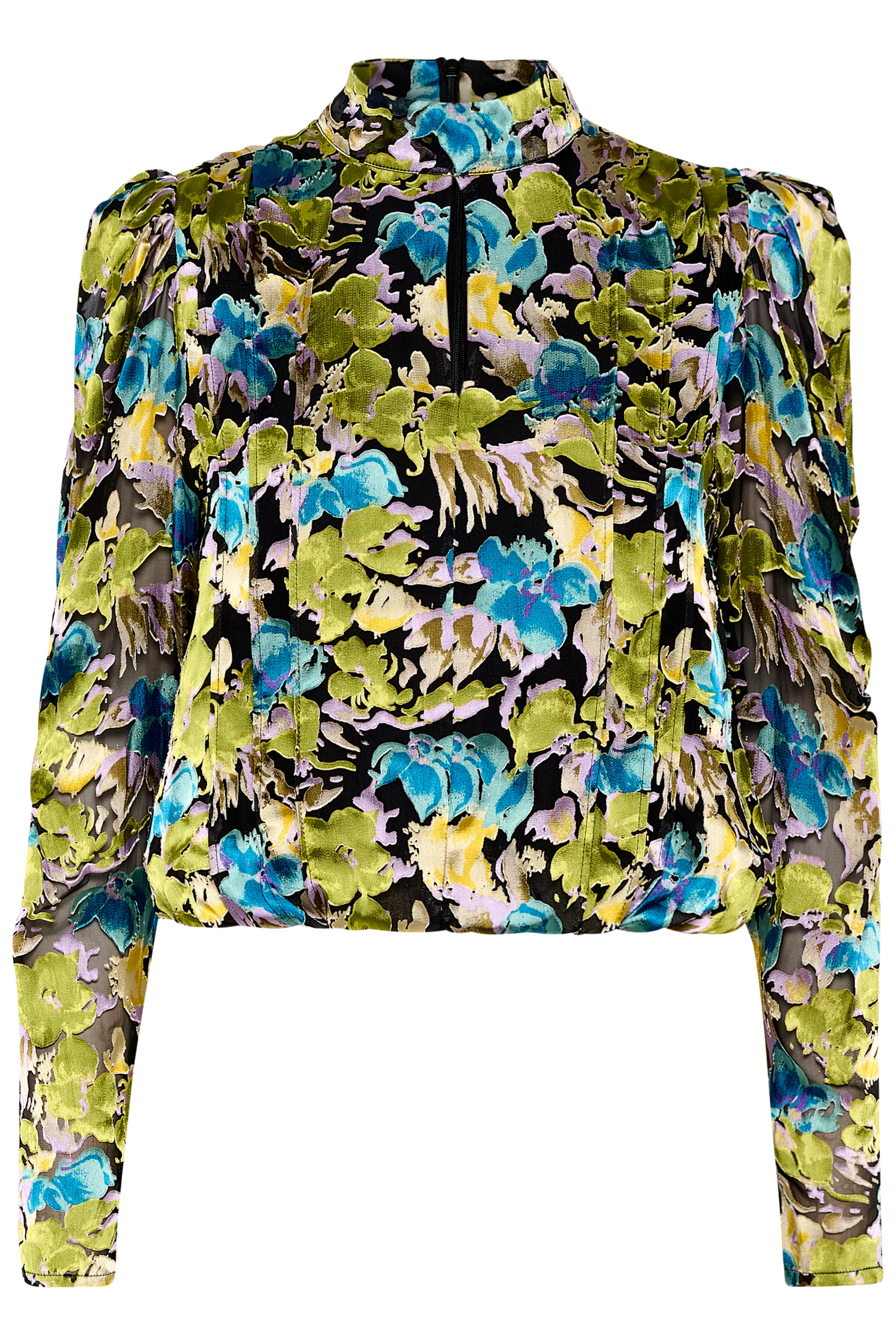 Sbalexa G Flo Blouse Grønn main image 1