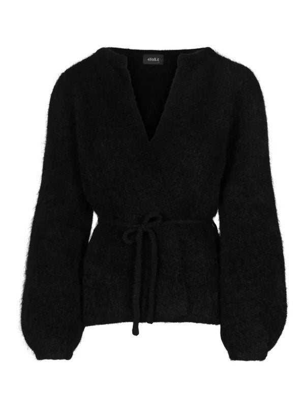 Fredrikke Chunky Cardigan - Black