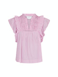 Jayla S Voile Top - Rose