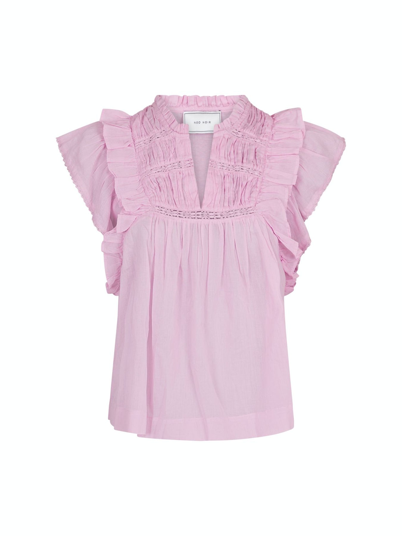 Jayla S Voile Top - Rose