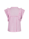 Jayla S Voile Top - Rose