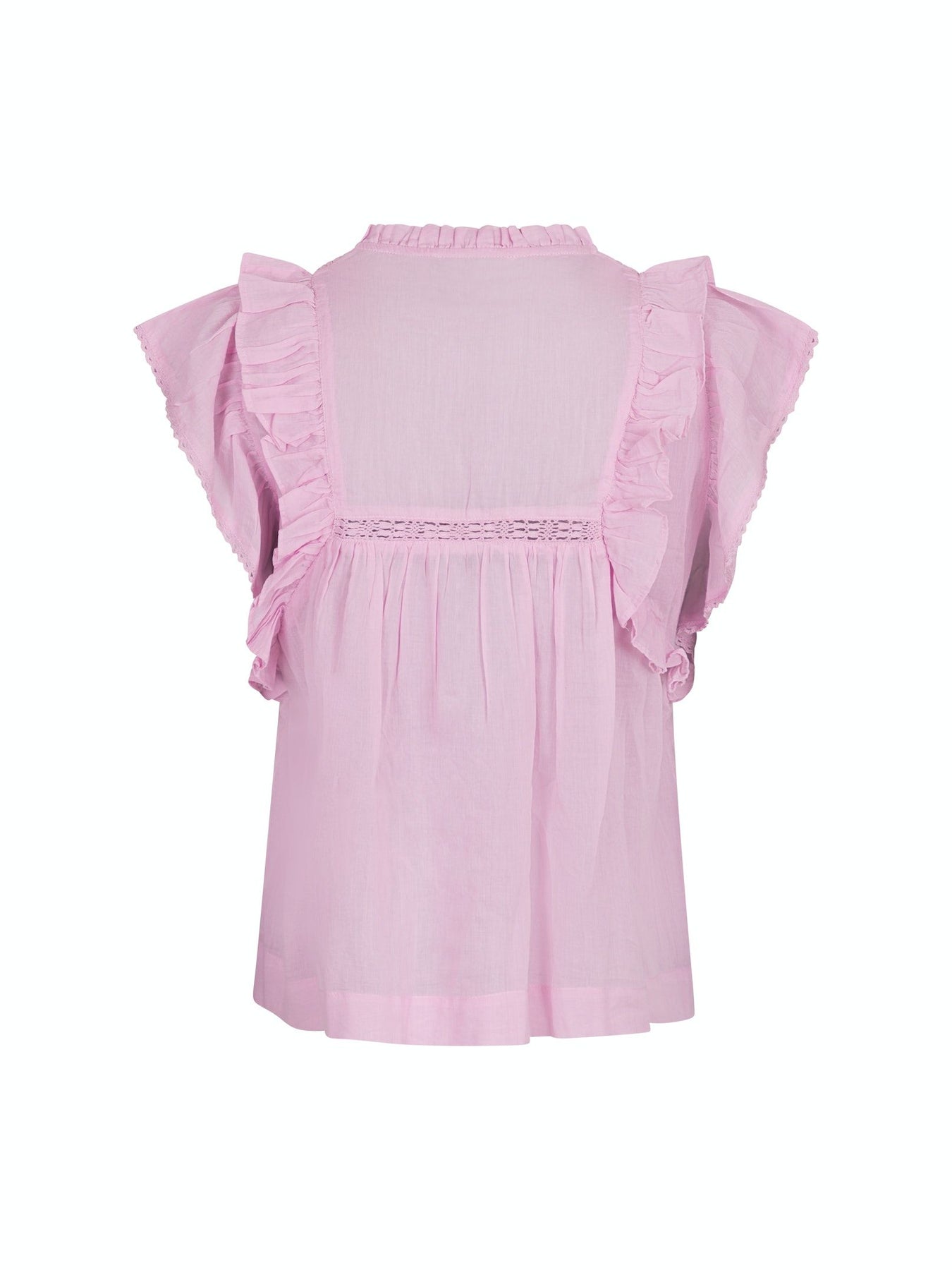 Jayla S Voile Top - Rose