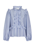 Hawaii Solid Blouse - Light Blue
