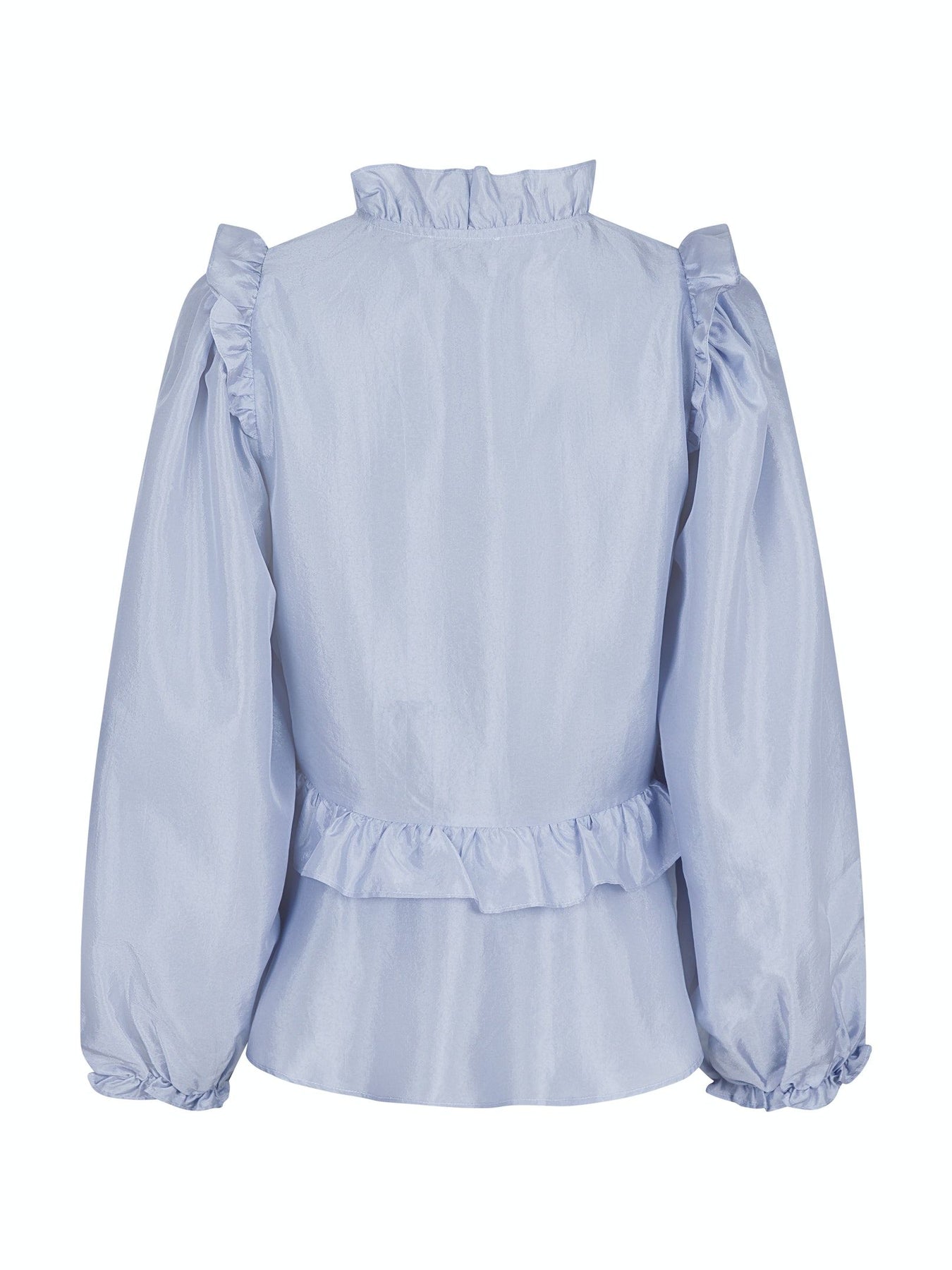 Hawaii Solid Blouse - Light Blue