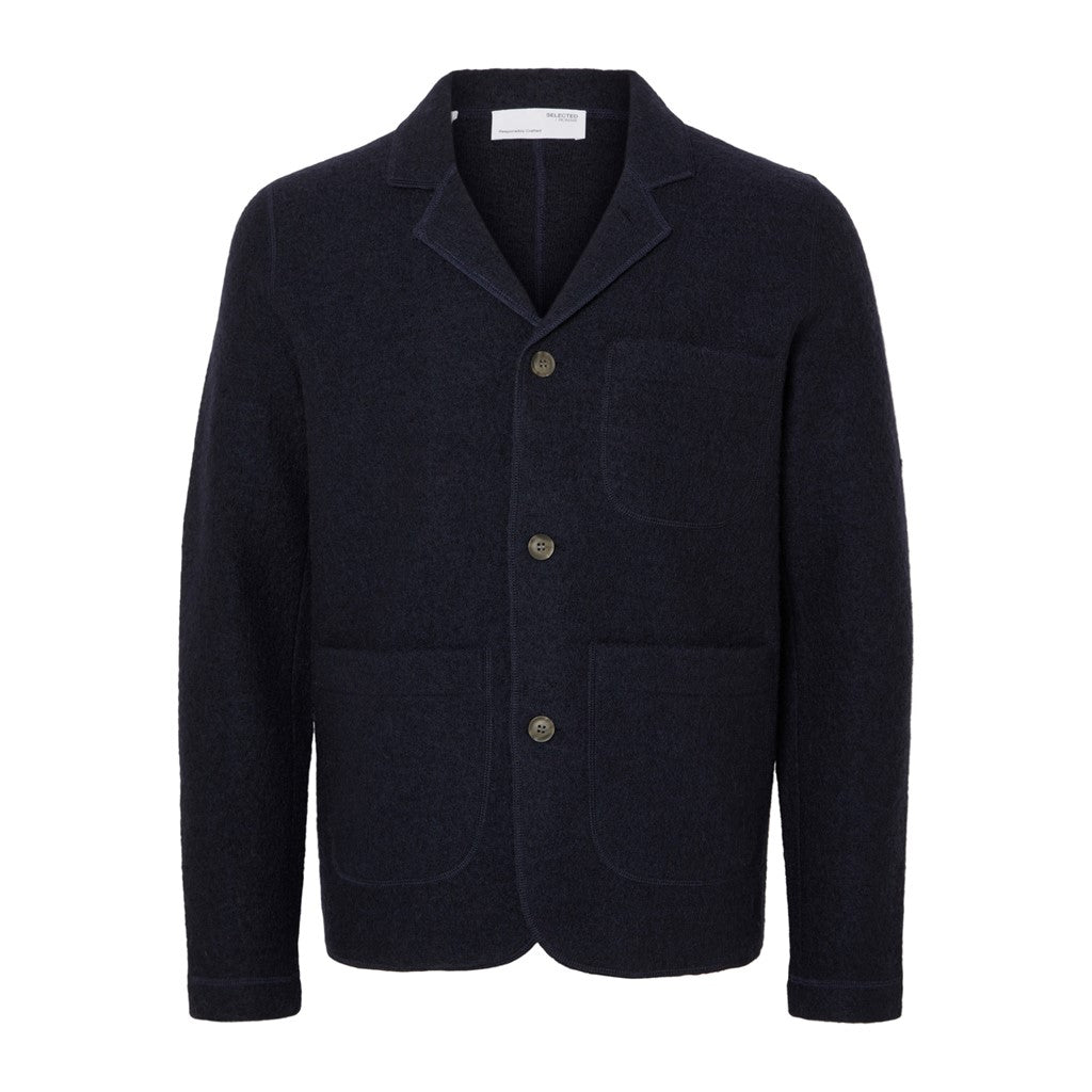 Nealy Knit Blazer W - Sky Captain
