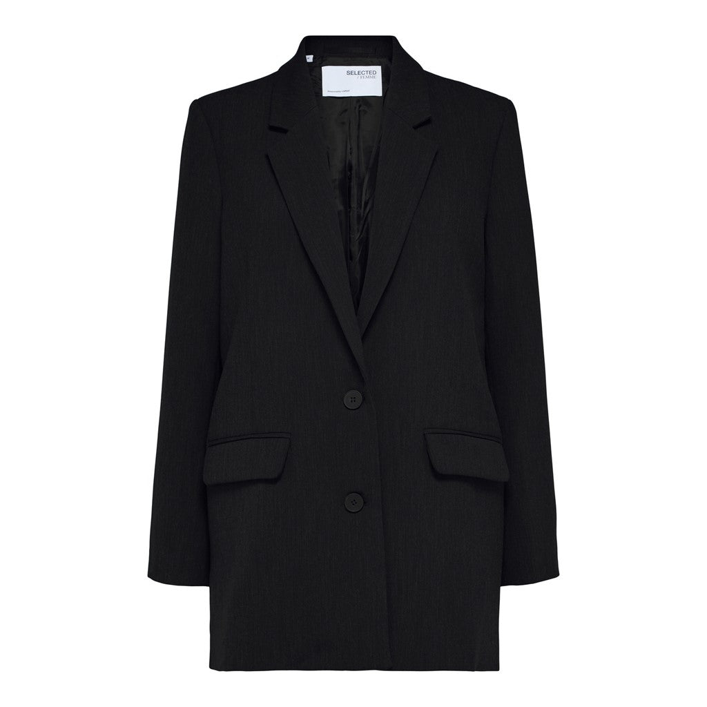 Rita LS Blazer - Black