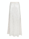 Vicky Sequins Skirt - Ivory