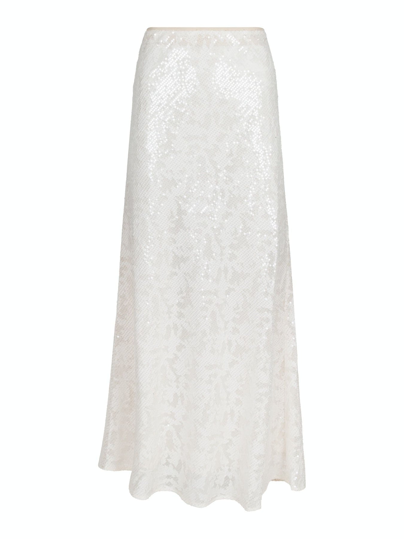 Vicky Sequins Skirt - Ivory