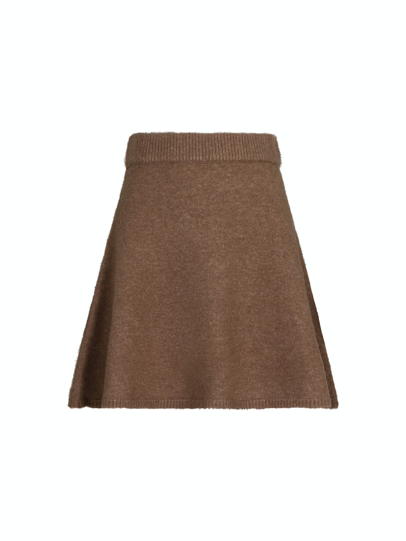 Gisa Knit Skirt Sand Melange