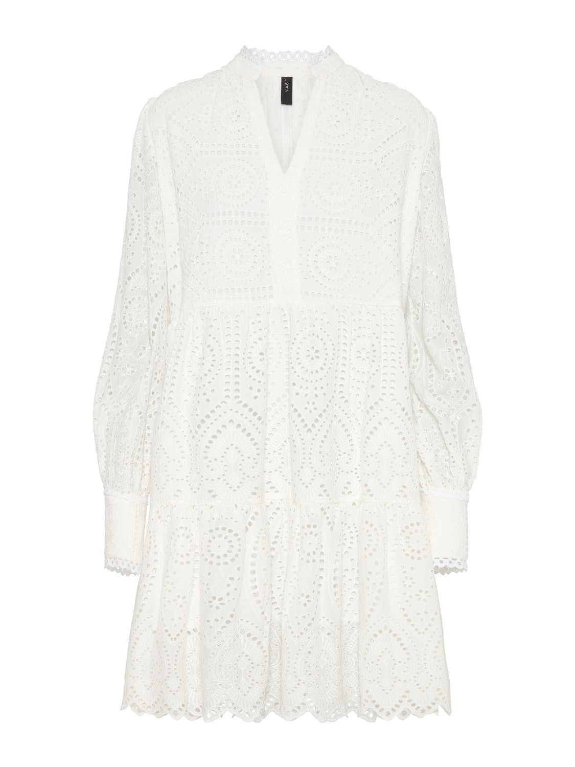 Yasluma Ls Dress Star White