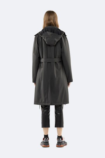 W Trench Coat - Black - Rains - Jakker - VILLOID.no