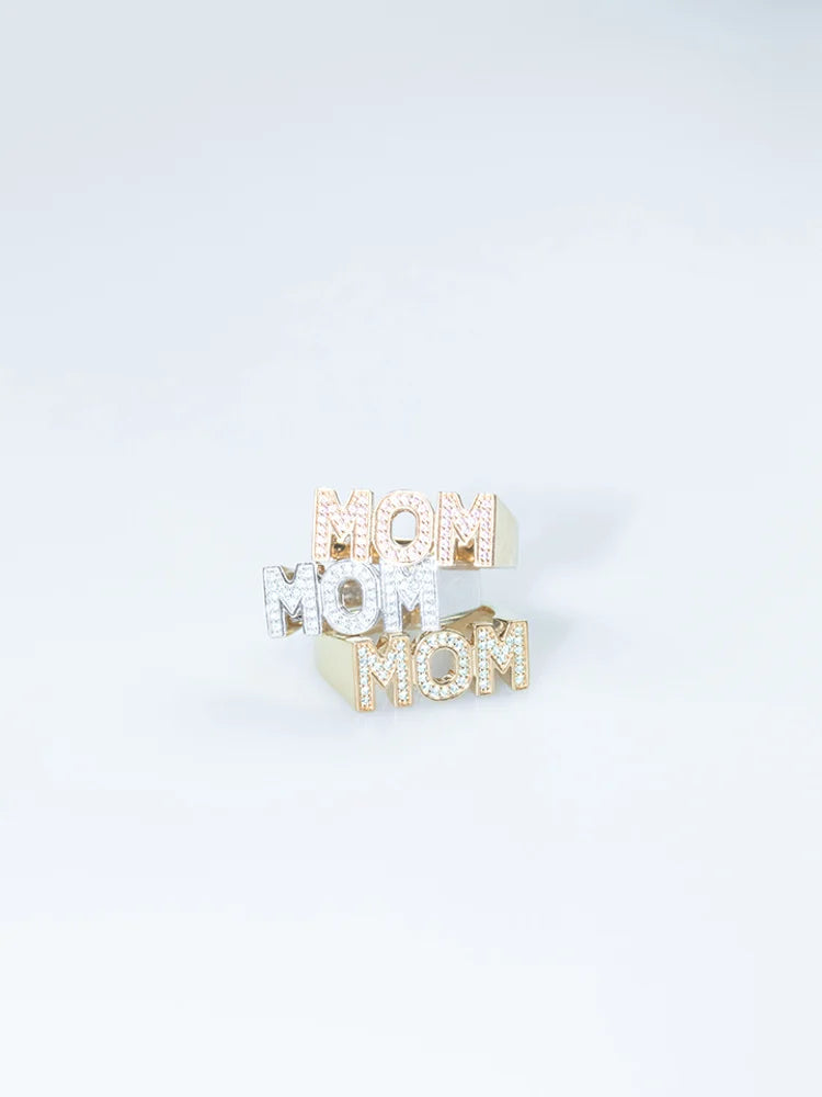 Mom Ring - Pink Gold