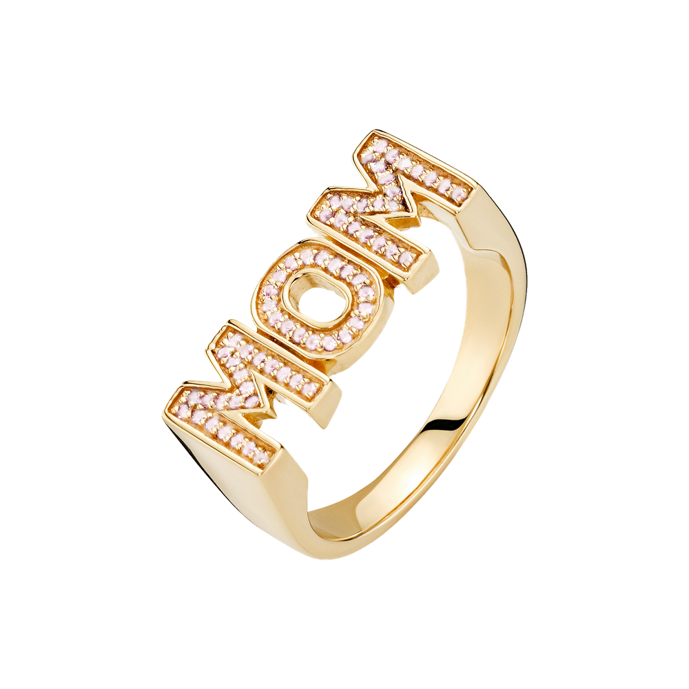 Mom Ring - Pink Gold