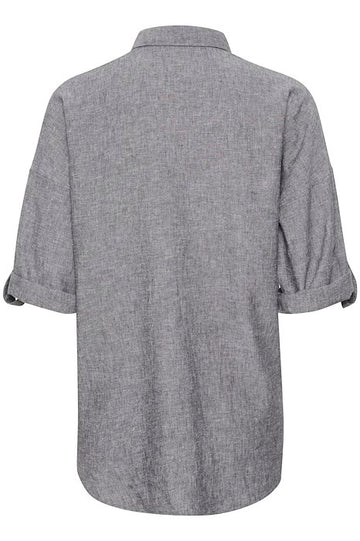 KikoIW Shirt - Marine Blue Melange